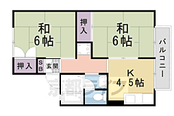バンドール桃山 2階/-