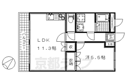 プランドール淀 2階/-