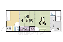 愛宕マンション 2Kの間取図画像