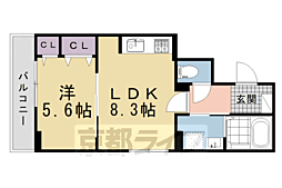 ヒカルサ京都大宮中林I 2階/-