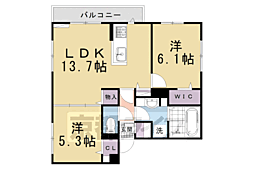 ＧＲＡＭＭ東小野堀町ＷＥＳＴ 2階/-