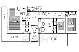 ユニーブル京都紫野 4LDKの間取図画像
