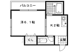エルミタージュ 1階/-