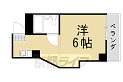 ライブカントリーエイト 1Kの間取図画像