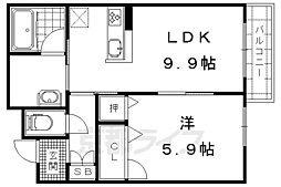 シャーメゾン勧修 3階/-