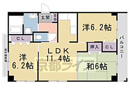 カルフール四条天神川 4階/-