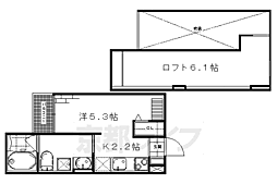 Crescent 1Kの間取図画像