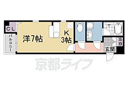 アベニューサイド五条 3階/303