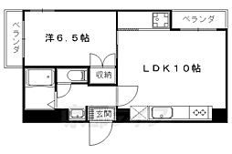 アメニティー音羽 1LDKの間取図画像