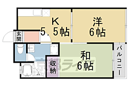 アルス21 2DKの間取図画像
