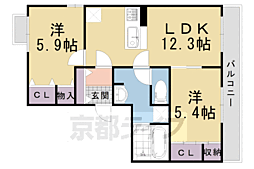 フェリーク長岡京 2階/-