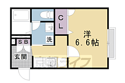 ロザージュ 西京極 2階/-