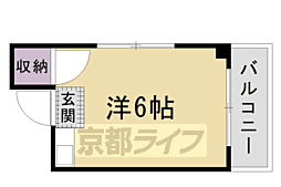 (株)野谷工務店 ワンルームの間取図画像