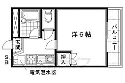 エステート中書島 2階/-