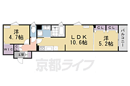 クリエオーレ藤阪東町II 3階