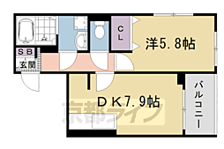 ヒカルサ京都梅津 3階/-