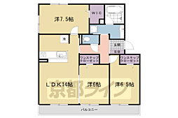 カーサオーツーノ 3LDKの間取図画像