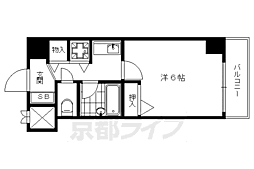 ライオンズマンション東山壱番館 1Kの間取図画像