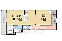シャーメゾンレフィシア 1LDKの間取図画像