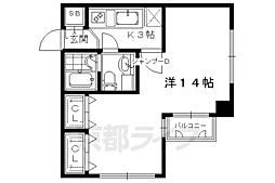 デ・アッシュ西京極 3階/-