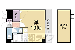 ダイシンビル ワンルームの間取図画像