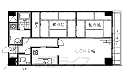 エミネンス善 2LDKの間取図画像
