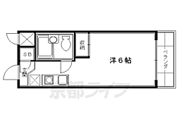 メゾン・ド・プラトー 1Kの間取図画像
