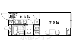 レオパレス勧修寺 2階/-