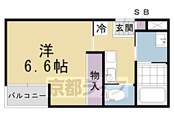T-Wood 1Kの間取図画像