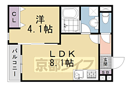 REGIES京都梅小路(レジエス京都梅小路) 1LDKの間取図画像
