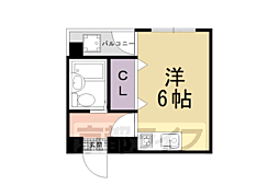 ネオ・ボナール華 ワンルームの間取図画像
