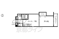 JR山陰本線 二条駅 徒歩17分 3階/-