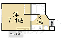 クローバー椥辻 1階/-