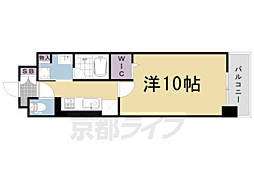 グローリードミール開田 1Kの間取図画像