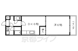 レジデンス青葉大塚 1DKの間取図画像