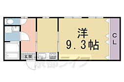 松野アパート 1Kの間取図画像