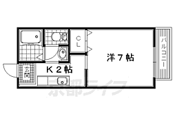 メゾンドみらい 1Kの間取図画像