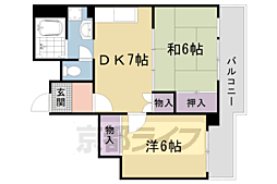 メゾン・ラ・ソワ 2DKの間取図画像