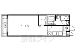 メゾン・プラクティス 1Kの間取図画像