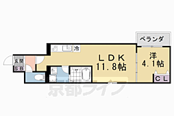 フォレ山科 3階/-