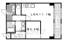 スター・ビル 1LDKの間取図画像