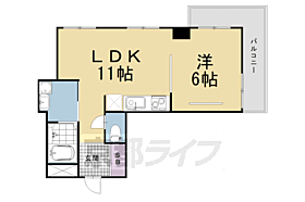 ハイツ知恩 601 ｜ 京都府京都市東山区古西町（賃貸マンション1LDK・6階・40.86㎡） その2