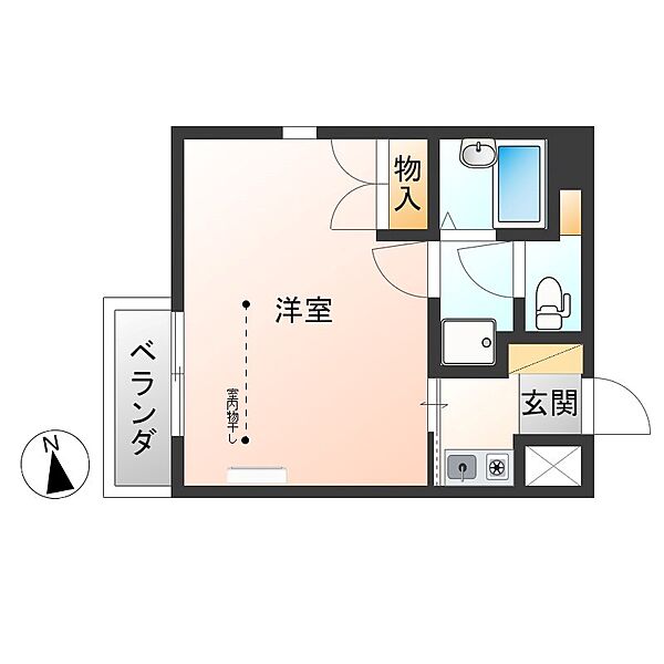 大通りハイツ 1002｜栃木県宇都宮市大通り１丁目(賃貸マンション1K・10階・30.00㎡)の写真 その2