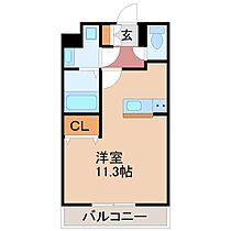 グランバロン イースト 403 ｜ 栃木県宇都宮市宿郷１丁目17-1（賃貸マンション1R・4階・30.55㎡） その2