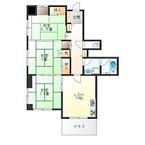 ART NEST 102 ｜ 栃木県宇都宮市川田町1081（賃貸マンション3LDK・1階・82.28㎡） その2