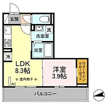 エル　アベニュー 301 ｜ 栃木県宇都宮市南大通り１丁目1-16（賃貸アパート1LDK・3階・31.02㎡） その2