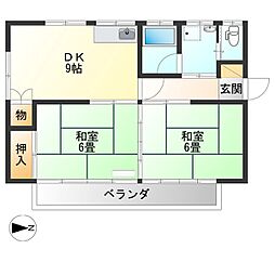 第二橋本マンション 2階/201