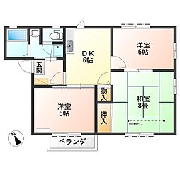 グリムハウスB棟 2階/201