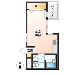 間取図画像 ワンルーム