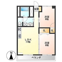 レジデンス東宝木 3階/303